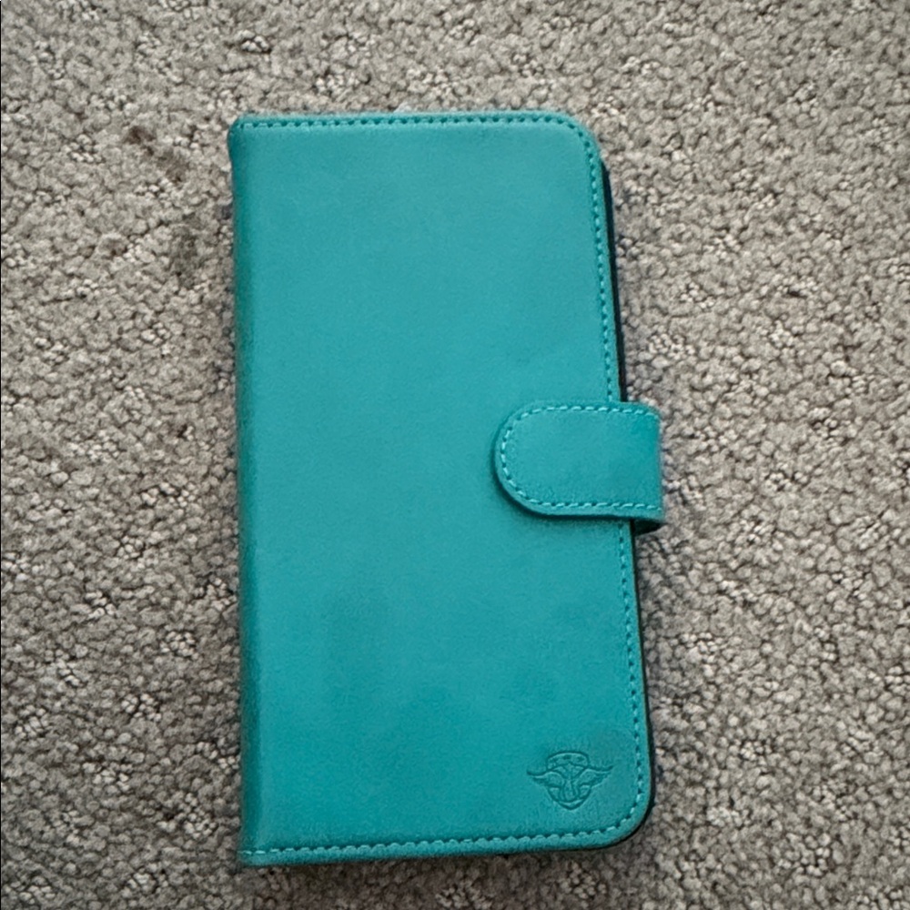 Teal Phone Wallet Case 14 Pro Max